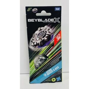 Hasbro Beyblade X Horn Rhino 3-80S Silver Purple Defense Type Booster Toy New